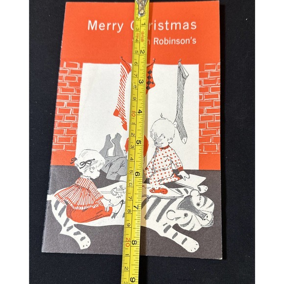Rare Robinson’s Department Store Christmas Santa Claus Coloring Book 1950s Mint! - Picture 9 of 11